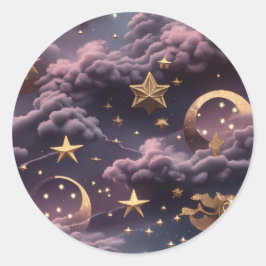 Sticker - Luxe Rookworst Pruim Celestial Moon Desi