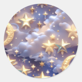 Sticker – Luxe Witte Hemelmaan