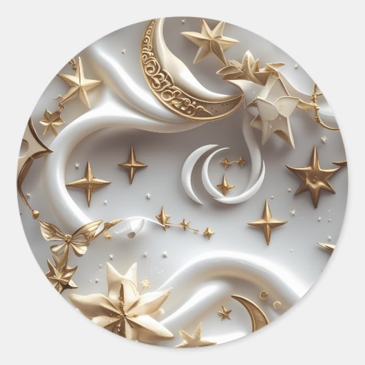 Sticker – Luxury Alabaster White Celestial (Voorkant)