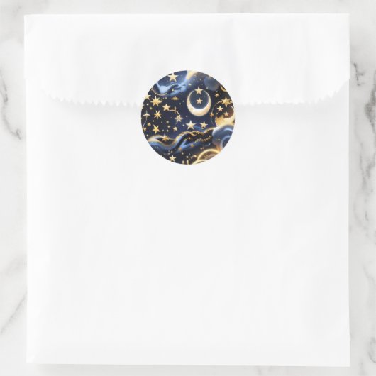 Sticker - Luxury Celestial Moon Phases Design (Tas)