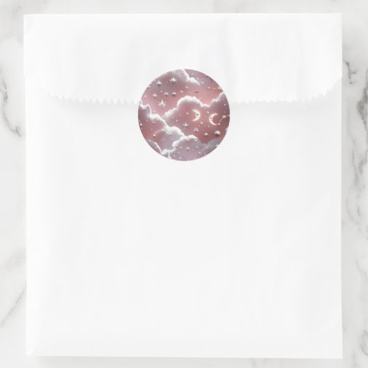 Sticker – Luxury Quartz Pink Celestial Moon (Tas)