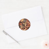 Sticker - Luxury Terracotta Celestial Moon Design (Envelop)
