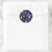 Sticker – Luxury Velvet Navy Celestial Moon (Tas)