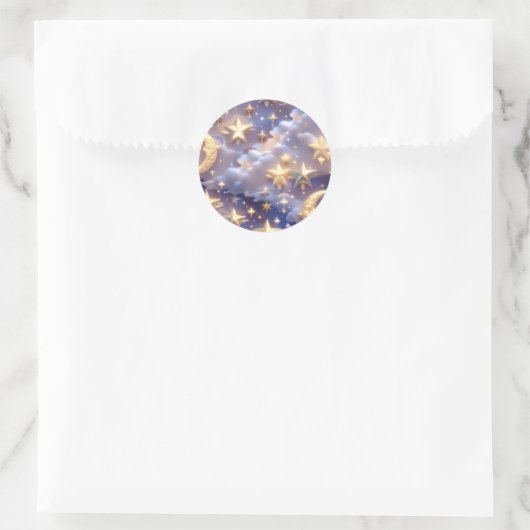 Sticker – Luxury White Celestial Moon (Tas)