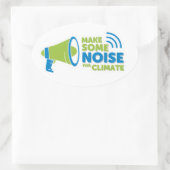 Sticker - Maak wat lawaai voor het klimaat (Tas)