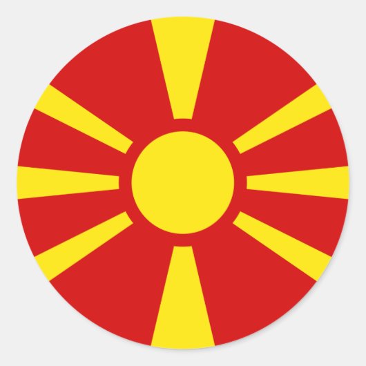 Sticker Macedonië (Voorkant)