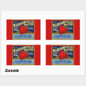 Sticker  Madisonville LA Strawberry Advertentie (Vel)