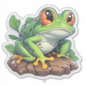 Sticker Magic Frog-thema Design (Voorkant)