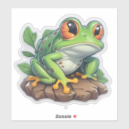 Sticker Magic Frog-thema Design