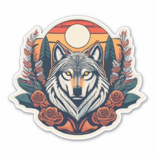 Sticker Magic Wolf-geïnspireerde creaties (Voorkant)