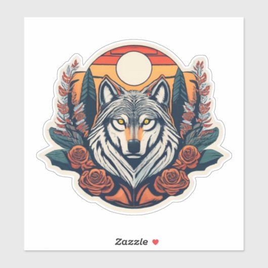 Sticker Magic Wolf-geïnspireerde creaties (Vel)