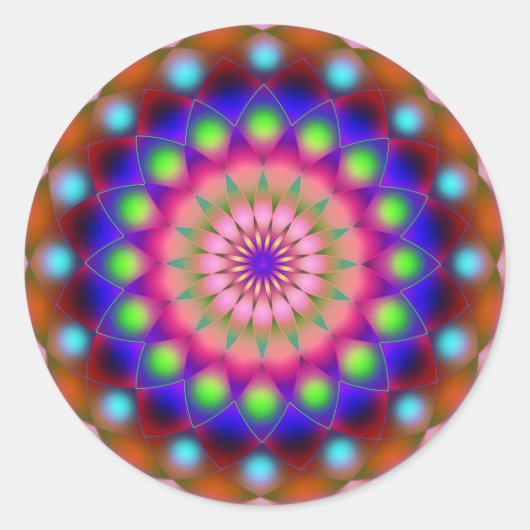 Sticker Mandala (Voorkant)
