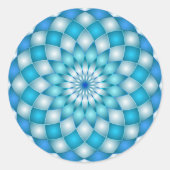 Sticker mandala abstracte lotusbloem (Voorkant)