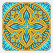 Sticker Marokkaans Patronenplein (Voorkant)