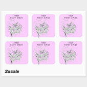 Sticker MASK Zilver Feest Achtergrond kiezen (Vel)