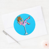 Sticker - Meisje in een Martini Glass, Lil' Red (Envelop)