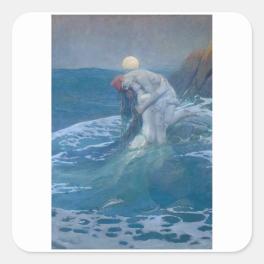 STICKER : MERMAID : HOWARD PYLE (Voorkant)