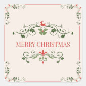  STICKER "MERRY CHRISTMAS" (Voorkant)