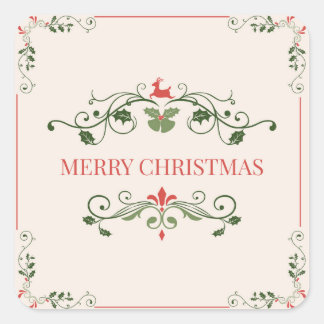 STICKER "MERRY CHRISTMAS"