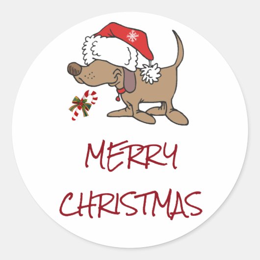 STICKER **MERRY CHRISTMAS ** MET ZUIVERING (Voorkant)