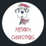STICKER **MERRY CHRISTMAS ** MET ZUIVERING<br><div class="desc">DEZE STICKER IS VERHEUGD VOOR **EEN MANIER OM TE ZEGGEN ***MERRY CHRISTMAS PUPPY STYLE*** EEN VAN MIJN "FAV"-KERST STICKERS DIE IK HEB GEMAAKT</div>
