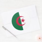 Sticker met Algerijnse vlag (Envelop)