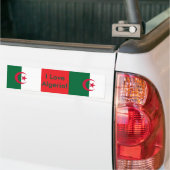 Sticker met Algerijnse vlag (Op Truck)