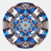 Sticker met Argentijnse kleuren Design (Voorkant)