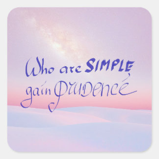 Sticker met bijbelkoers