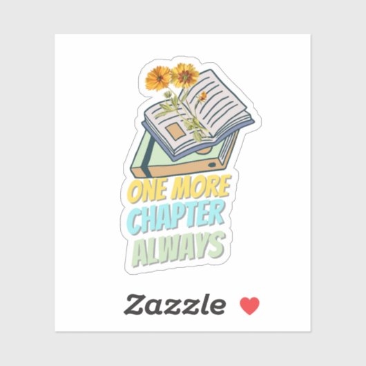 Sticker met boekthema (Vel)
