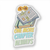 Sticker met boekthema (Voorkant)