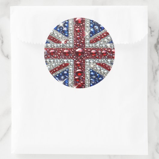 Sticker met Britse kleuren Design (Tas)