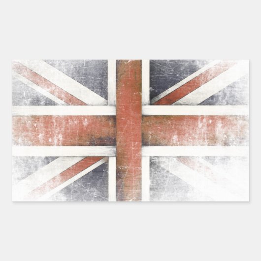 Sticker met  Britse vlag (Voorkant)