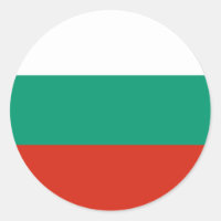 Sticker met Bulgaarse vlag