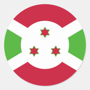 Sticker met Burundese vlag