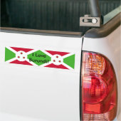 Sticker met Burundese vlag (Op Truck)