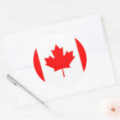 Sticker met Canadese vlag (Envelop)