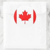 Sticker met Canadese vlag (Tas)