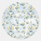 Sticker met Champaigne en Cadeaus (Voorkant)