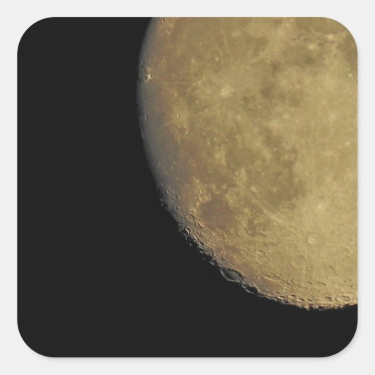 Sticker met close-up Moon (Voorkant)