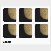 Sticker met close-up Moon (Vel)