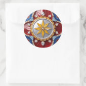 Sticker met Colombiaanse kleuren Design (Tas)