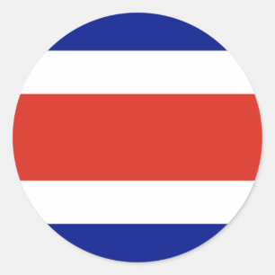 Sticker met Costa Ricaanse vlag