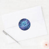 Sticker met Cute Neptunus Planeet (Envelop)