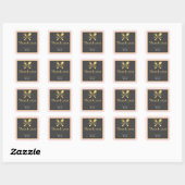 Sticker met dank je voor Bold Restaurant (Vel)