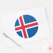 Sticker met de IJslandse vlag (Envelop)