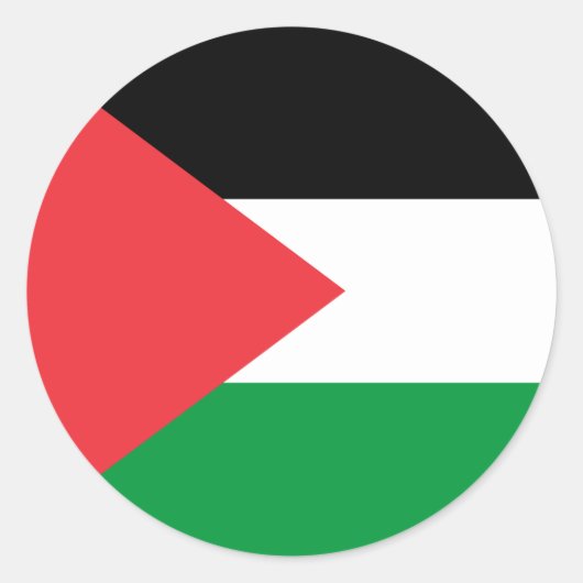 Sticker met de Palestijnse vlag (Voorkant)