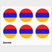 Sticker met de vlag van Armenië (Vel)