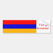 Sticker met de vlag van Armenië (Voorkant)