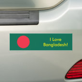 Sticker met de vlag van Bangladesh (Op auto)